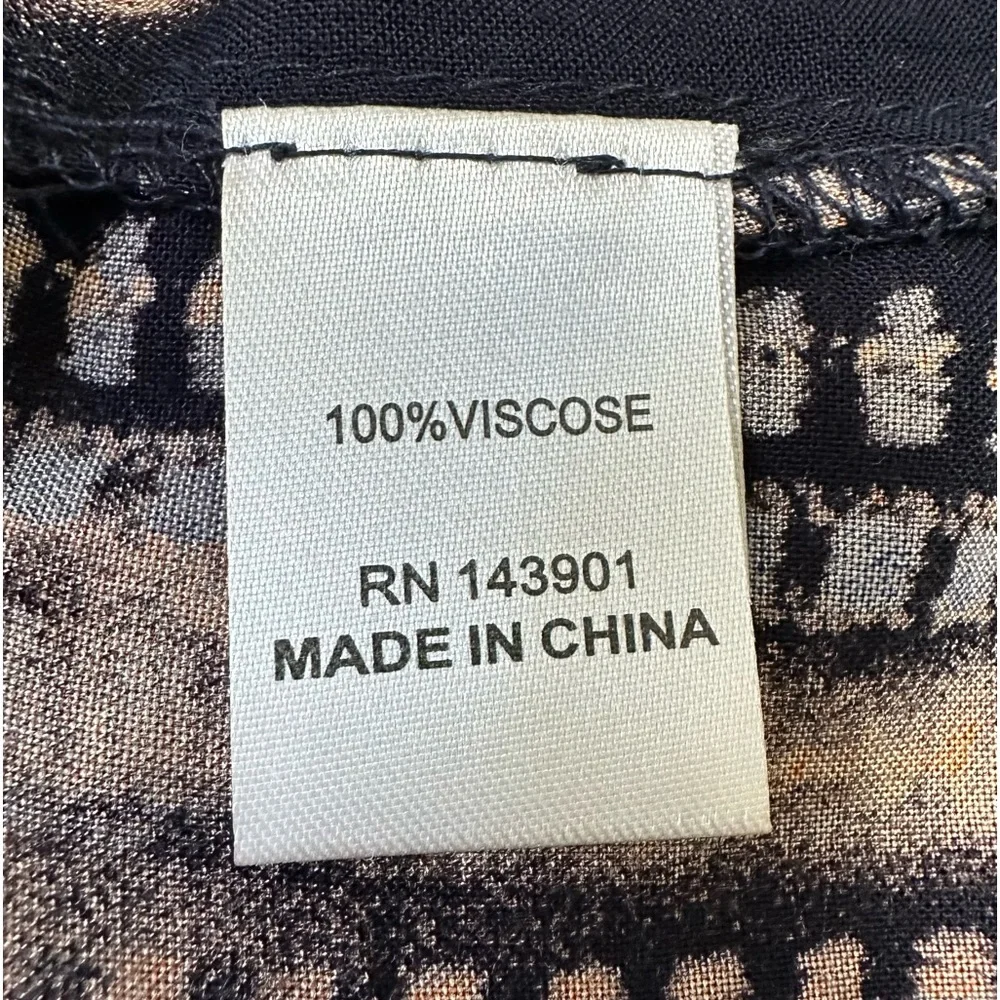 Coco + Carmen NEW Textured Stripes in Print Long Sleeve Popover Pullover S/M - Picture 14 of 16